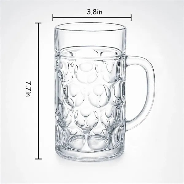 32 oz Clear Plastic Beer Mug