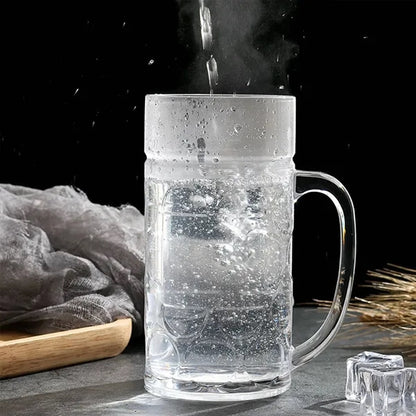 32 oz Clear Plastic Beer Mug