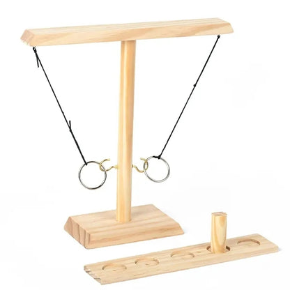 Pine Wood Ring Toss Game