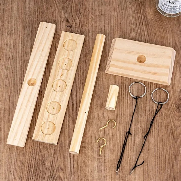 Pine Wood Ring Toss Game