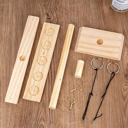 Pine Wood Ring Toss Game