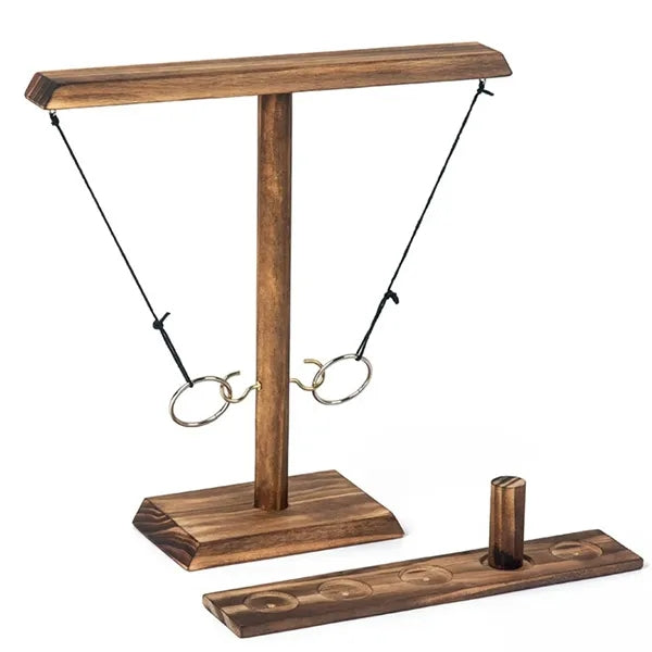 Pine Wood Ring Toss Game