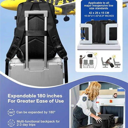 Large Oxford Vacuum Travel Backpack w/ Pump