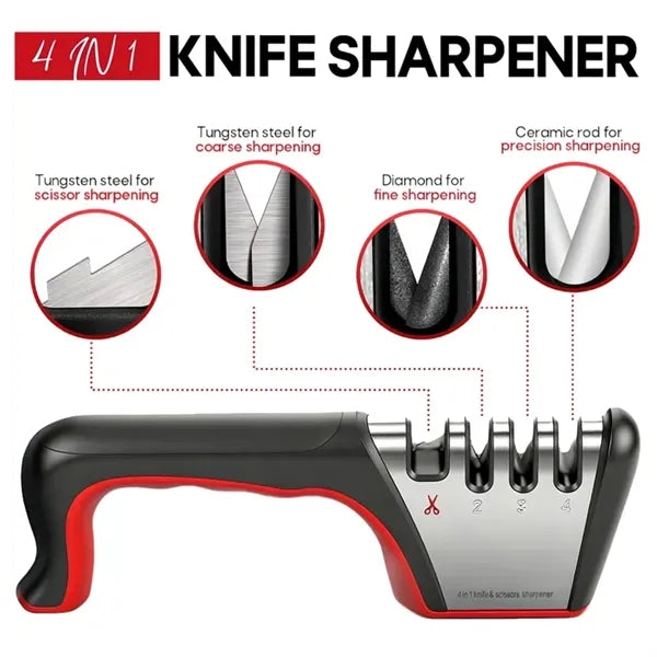 4-in-1 Knife Sharpener