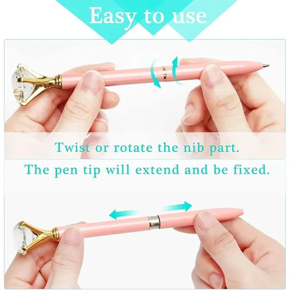 Crystal Metal Ballpoint Pens