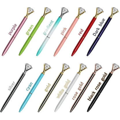 Crystal Metal Ballpoint Pens