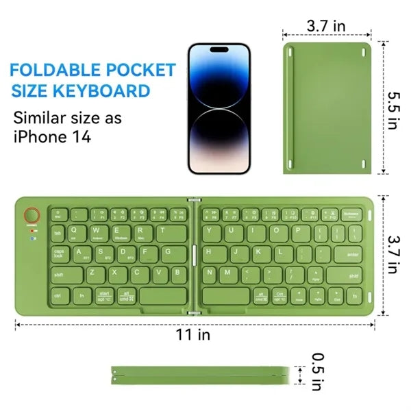 Mini Foldable Bluetooth Keyboard