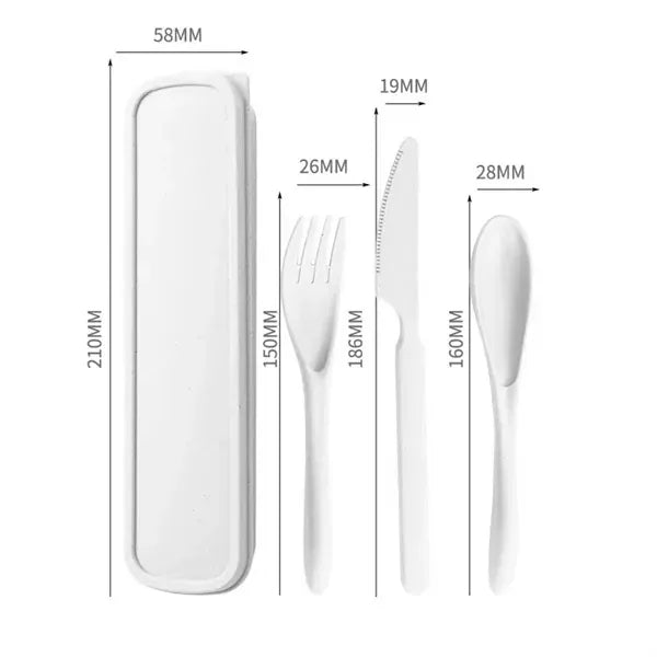 Wheat Straw Cutlery Utensil Set