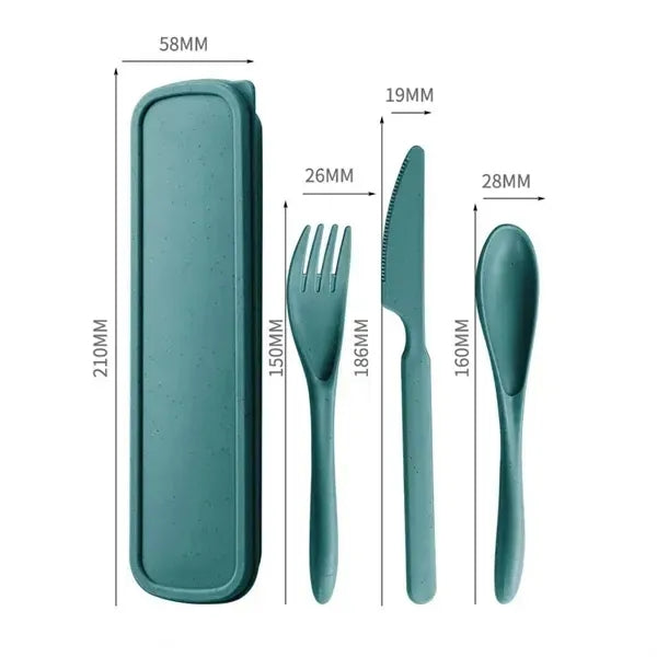 Wheat Straw Cutlery Utensil Set