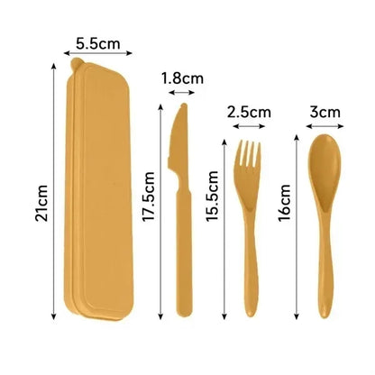 Wheat Straw Cutlery Utensil Set
