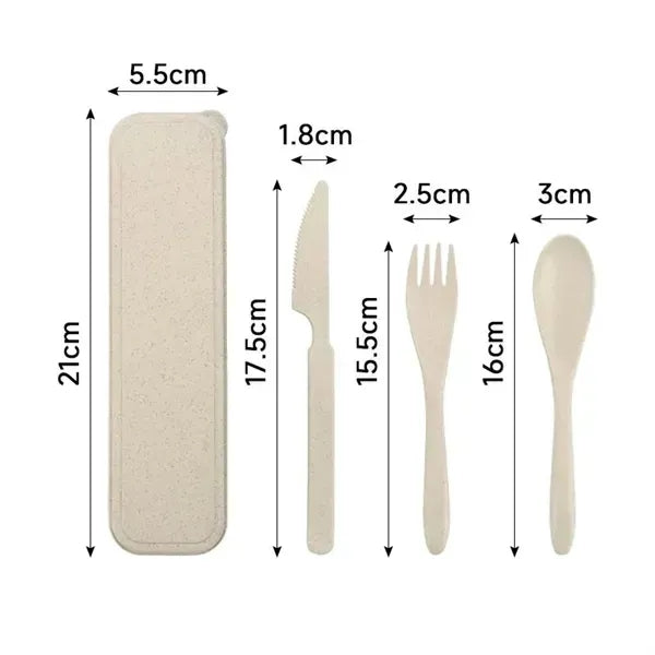Wheat Straw Cutlery Utensil Set