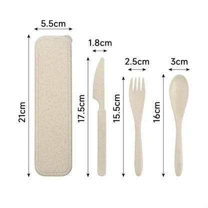 Wheat Straw Cutlery Utensil Set