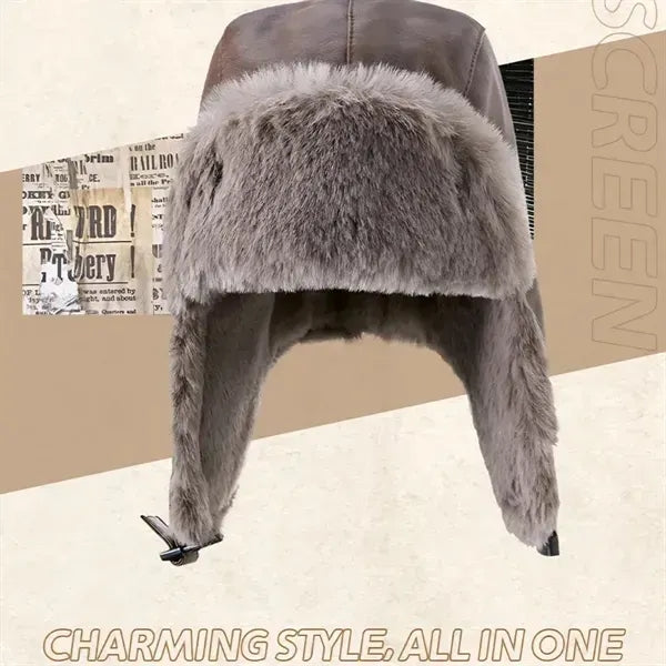 Winter Baseball Cap with Tuck Away Ear Flaps