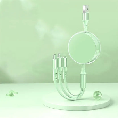 Portable Retractable Driving Charging Cable