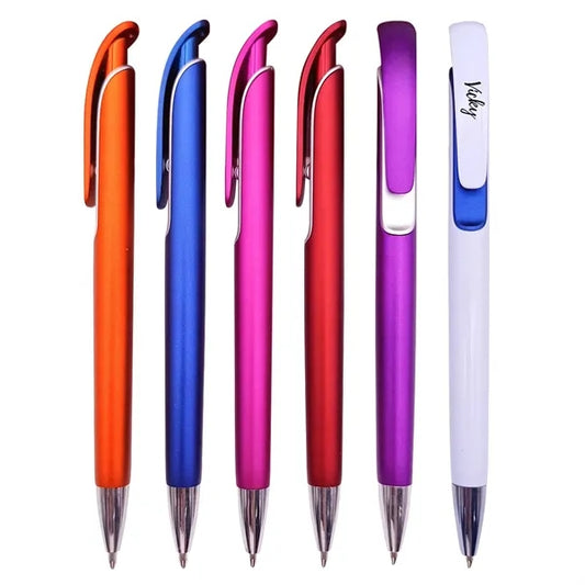 Retractable Plastic Ballpoint Pen