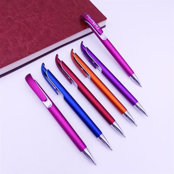 Retractable Plastic Ballpoint Pen