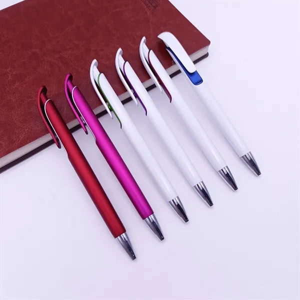Retractable Plastic Ballpoint Pen