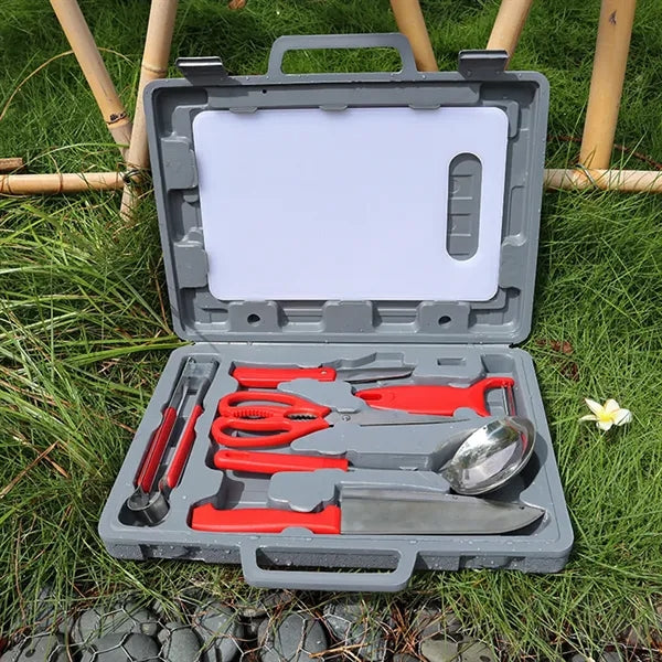 7pcs Outdoor Camping Knife & Scissors Set