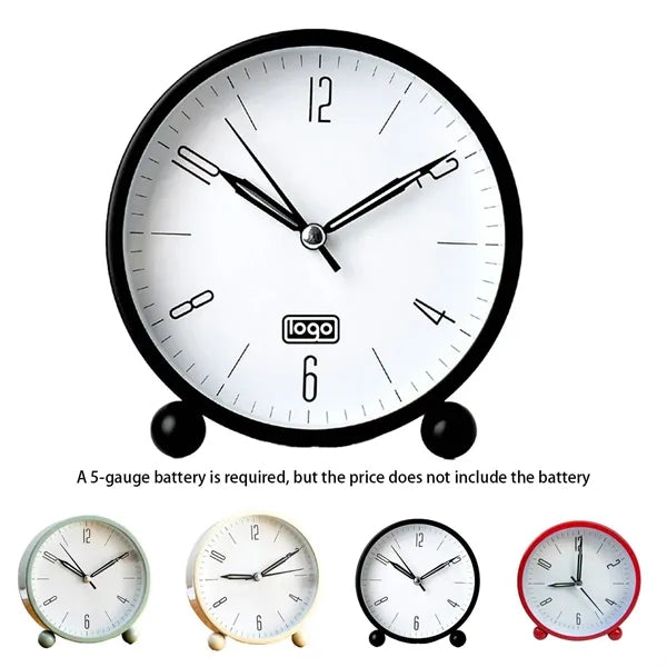 Kids Night Light Silent Alarm Clock