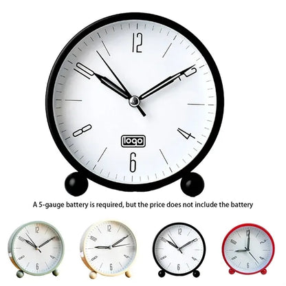 Kids Night Light Silent Alarm Clock