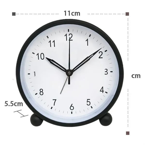 Kids Night Light Silent Alarm Clock