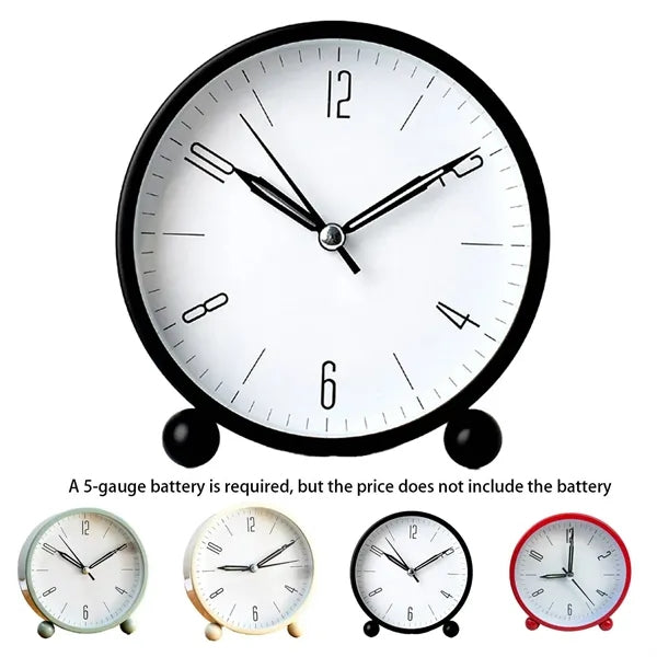 Kids Night Light Silent Alarm Clock