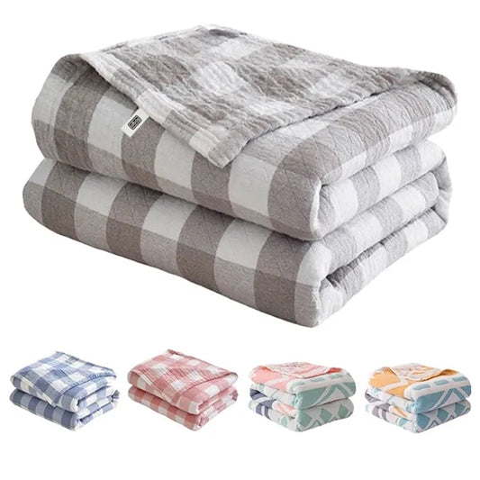 Breathable Skin-Friendly Soft Cotton Blanket