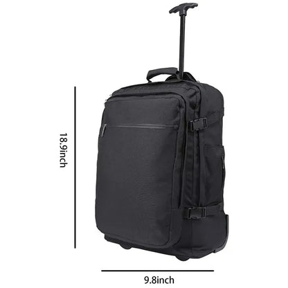 Nylon Men's Hand-Carried Trolley Business Backpack