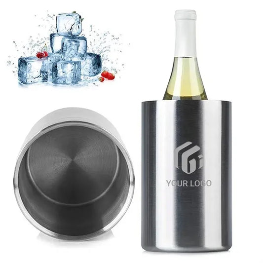 1.6L stainless steel double wall wine cooler chiller bucket