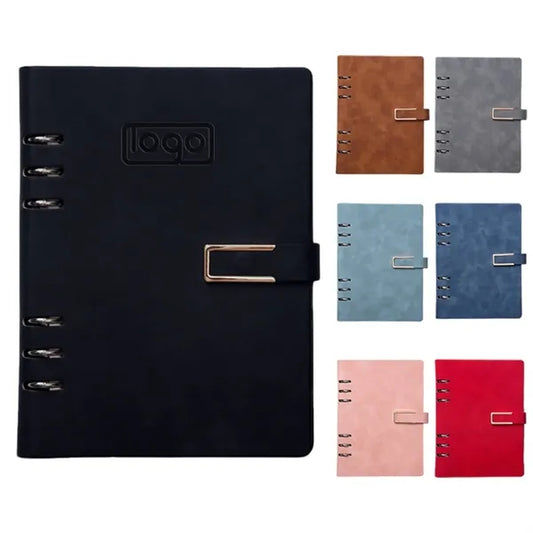 A5 Magnetic Snap Loose Leaf Notebook
