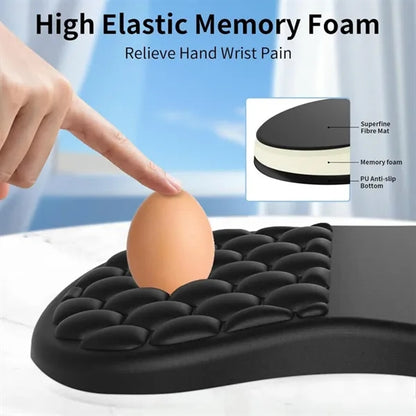 Ergonomic Mouse Pad w/ Wrist Rest