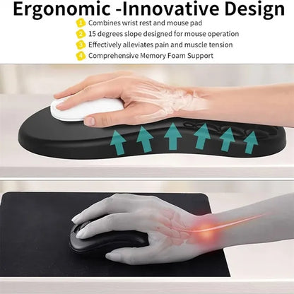 Ergonomic Mouse Pad w/ Wrist Rest