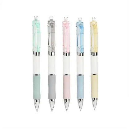 0.5mm Macaron Retractable Ballpoint Pen w/ Silicone Grip