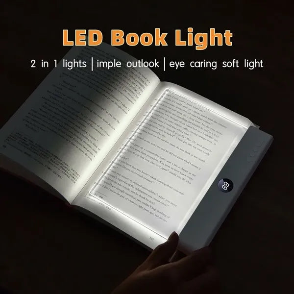 Rechargeable Clear Flat Book Reading Light