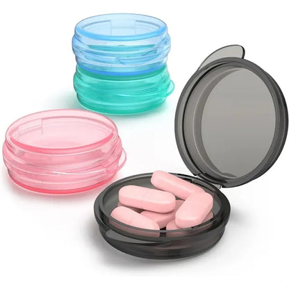 4 Pack Portable Small Pill Box