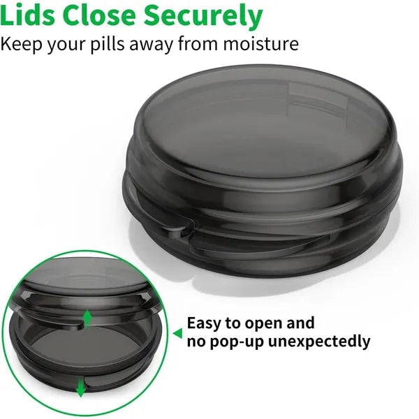 4 Pack Portable Small Pill Box