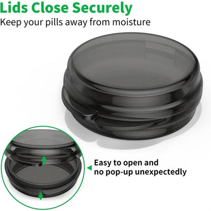 4 Pack Portable Small Pill Box