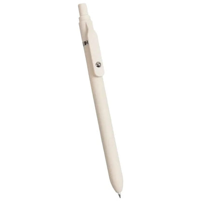 Plastic Macaron Retractable Ballpoint Pen W/ Rollerball Clip