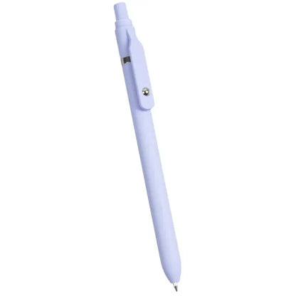 Plastic Macaron Retractable Ballpoint Pen W/ Rollerball Clip
