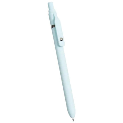 Plastic Macaron Retractable Ballpoint Pen W/ Rollerball Clip