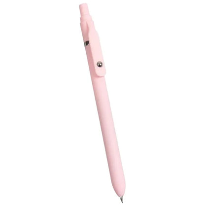 Plastic Macaron Retractable Ballpoint Pen W/ Rollerball Clip