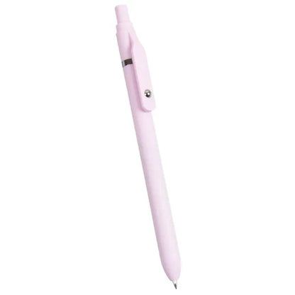 Plastic Macaron Retractable Ballpoint Pen W/ Rollerball Clip