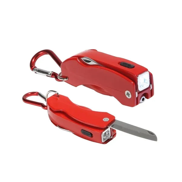 4-in-1 Multifunction LED Bottle Opener Folding Knife