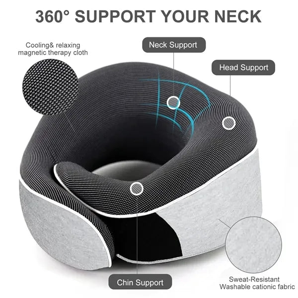 Customized U Shape Neck Pillow For Airplane Car Travel
