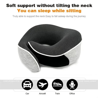 Customized U Shape Neck Pillow For Airplane Car Travel