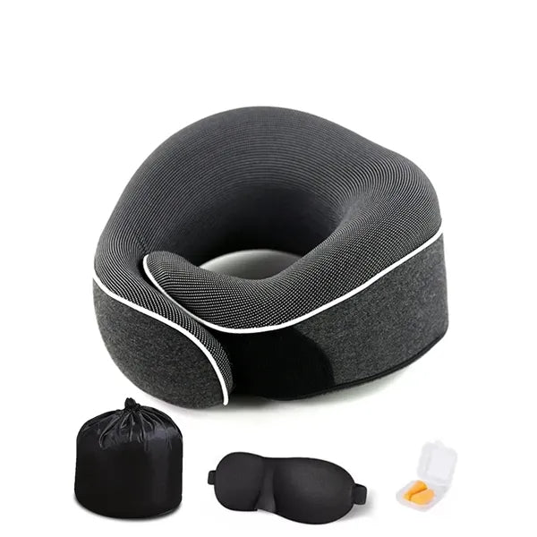 Customized U Shape Neck Pillow For Airplane Car Travel