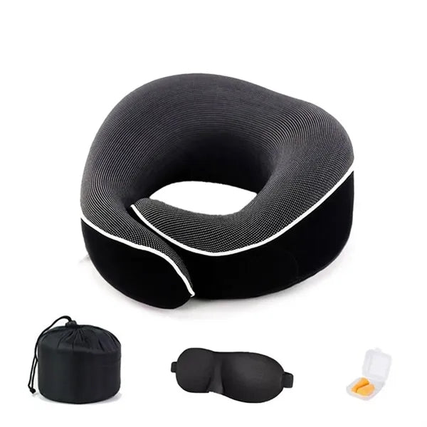 Customized U Shape Neck Pillow For Airplane Car Travel