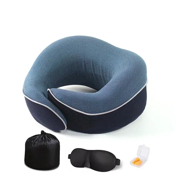 Customized U Shape Neck Pillow For Airplane Car Travel
