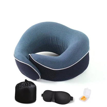Customized U Shape Neck Pillow For Airplane Car Travel