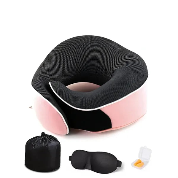 Customized U Shape Neck Pillow For Airplane Car Travel